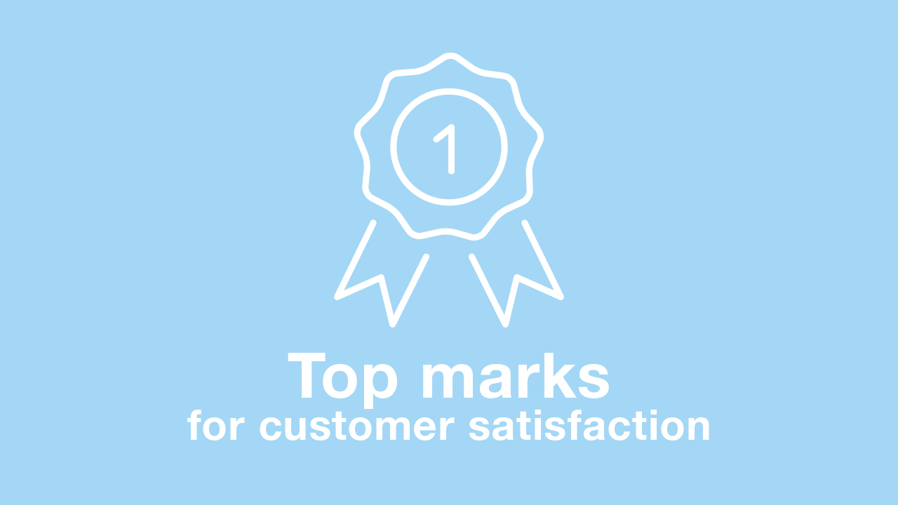 KPT has top marks for customer satisfaction.