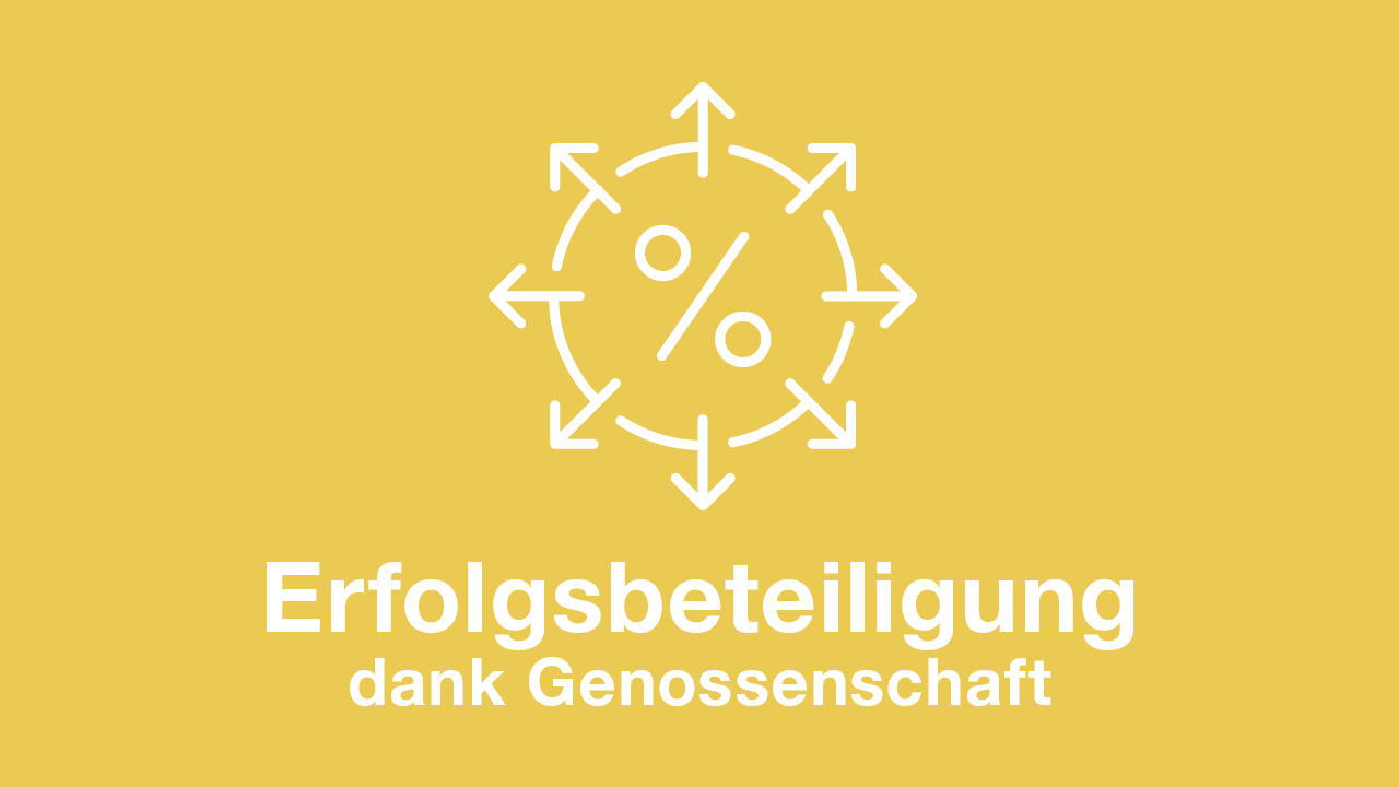 Die KPT gibt eine Erfolgsbeteiligung dank der Genossenschaft