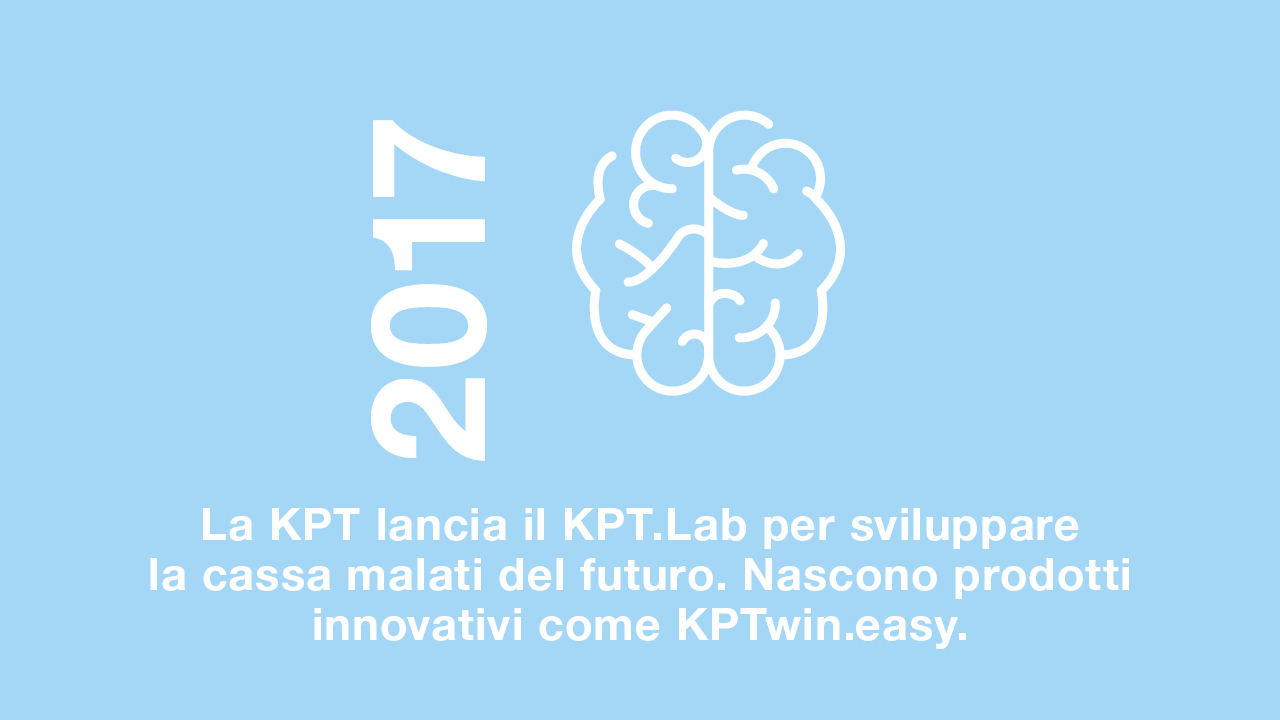 2017: La KPT lancia il KPT.Lab per sviluppare la cassa malati del futuro..