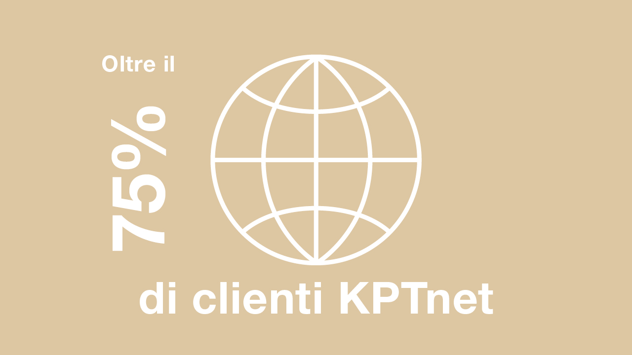 La KPT conta il 75% di clienti KPTnet.