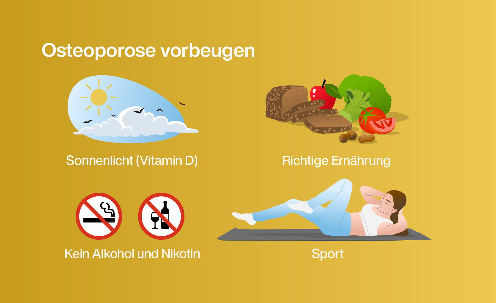 Mit Expertentipps Osteoporose vorbeugen