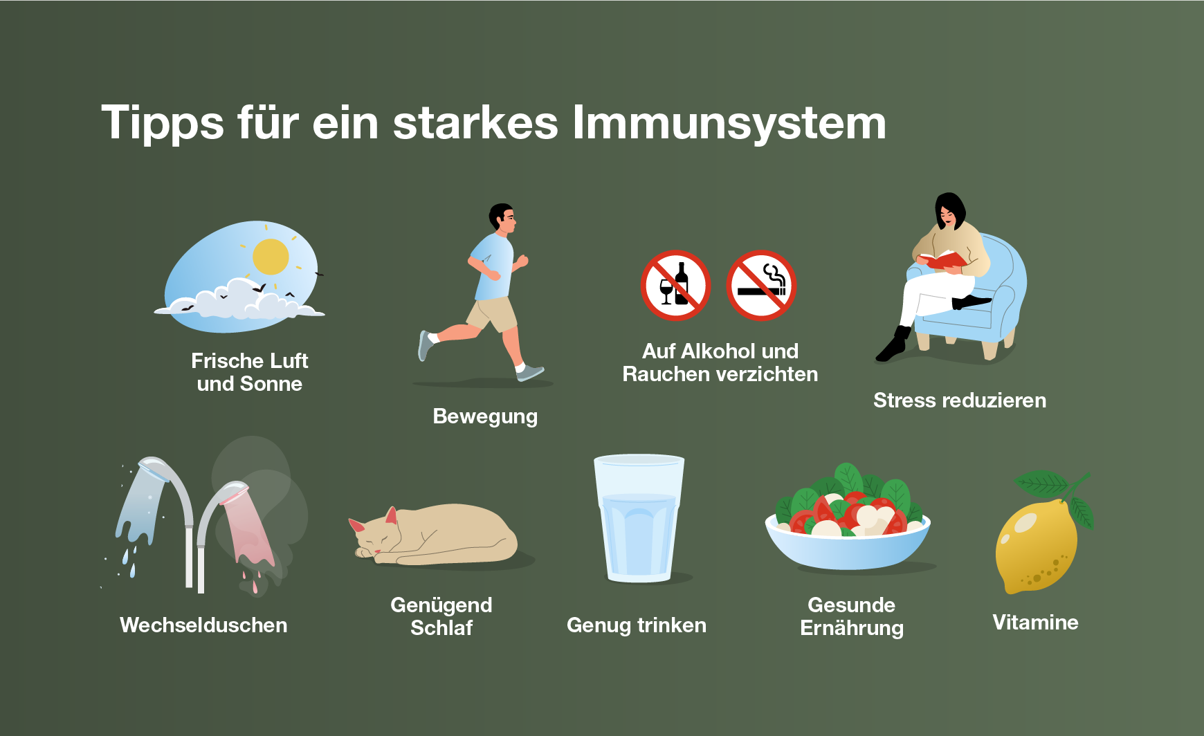 Tipps für ein starkes Immunsystem